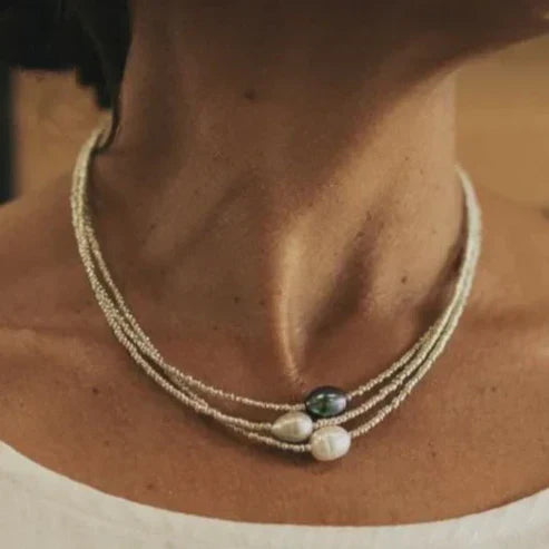 Antique Lustre Pearl Necklace