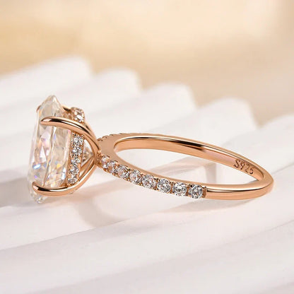 Oval Cut Promise Ring For Women