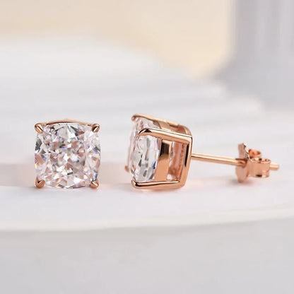 Cushion Cut Women's Stud Earrings