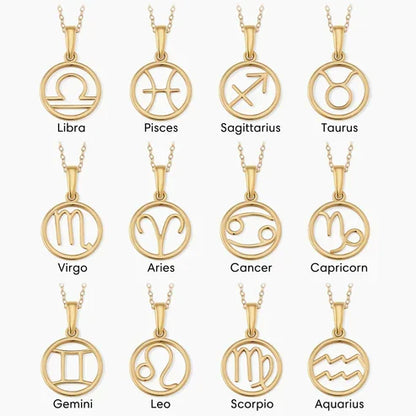 Zodiac sign necklace