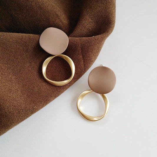 Braun Plated Earrings in Gold