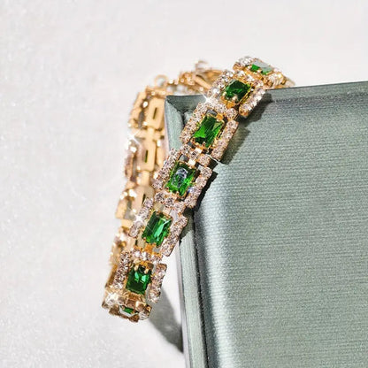 Emerald Green Statement Bracelet