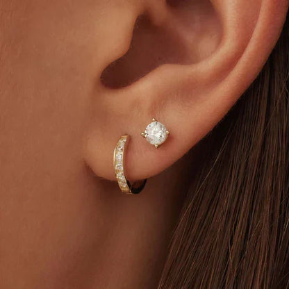 Dara Brillane Stone Earrings Set