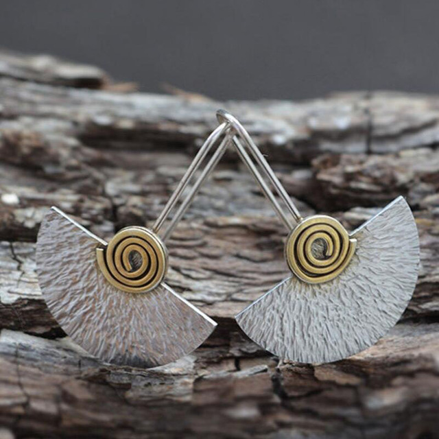 Boho Silver Emperor Earrings