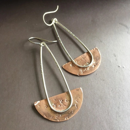 Vintage Desert Mechanical Earrings